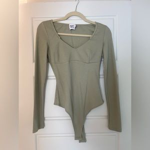 Princess Polly long sleeve body suit nerved been worn